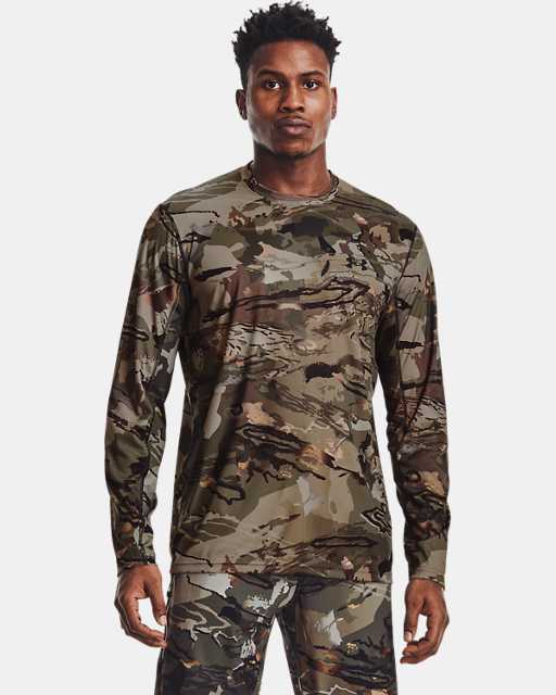 New Under Armour UA TECH Scent Control 1/4 Zip Shirt LS Hunting Camo Max5 M 